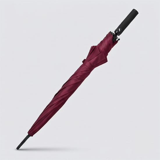 Paraguas Largo Golf UV Bordeaux