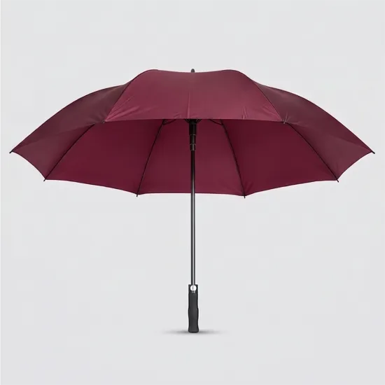 Paraguas Largo Golf UV Bordeaux