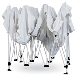 Gazebo Plegable 3X3 Filtro UV 50+ Blanco