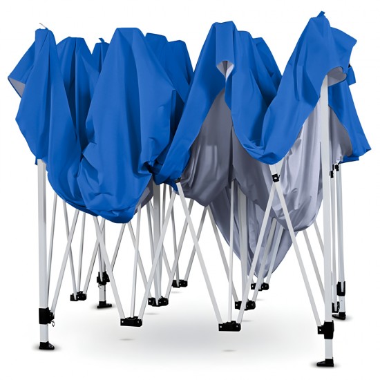 Gazebo Plegable 3X3 Filtro UV 50+ Azul Francia
