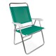 Silla Master Plus Aluminio Verde Agua