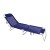 Reposera Plegable con almohada Azul -Aluminio