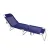 Reposera Plegable con almohada Azul -Aluminio