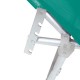 Reposera Plegable con almohada Turquesa-Aluminio Reposera Plegable con almohada Turquesa-Aluminio