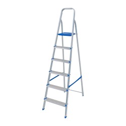 Escalera Aluminio Mor Tijera 6 escalones