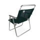 Silla MOR oversize aluminio negro