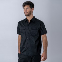 Camisa Manga Corta SW Workwear Negro