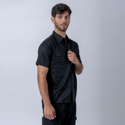 Camisa Manga Corta SW Workwear Negro