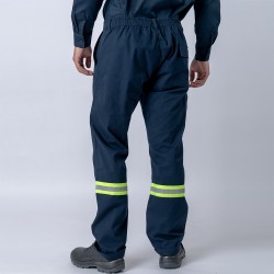 Pantalón Básico SW Workwear con Reflectivo Azul