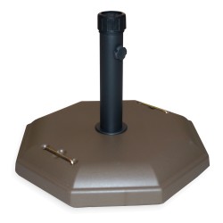 Base Concreto con manija 27 kg Marrón