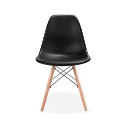 Silla tipo EAMES Negra