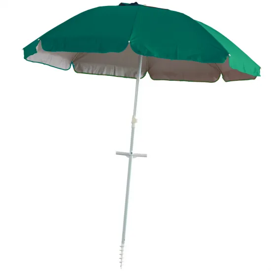 Sombrilla de Playa con Anclaje 2m Verde