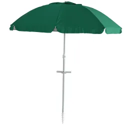Sombrilla de Playa con Anclaje 2m Verde