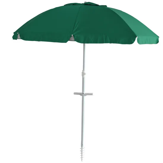 Sombrilla de Playa con Anclaje 2m Verde