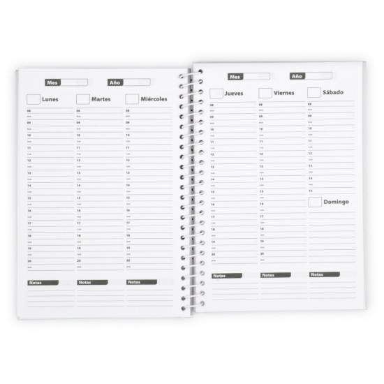 Agenda Perpetua Tapa Tela Sublimable