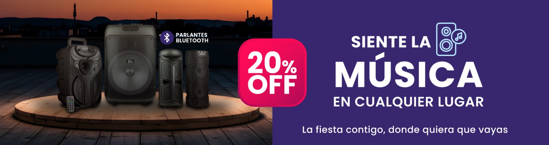 Los parlantes más cancheros