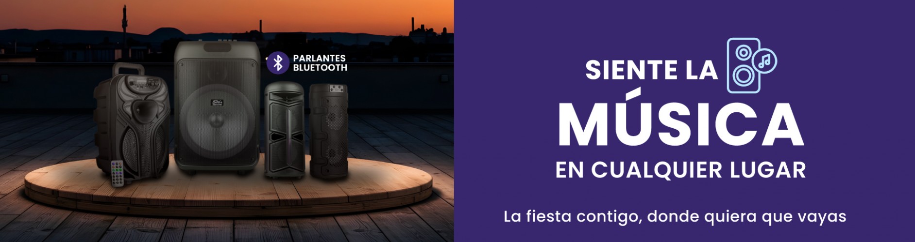 Los parlantes más cancheros