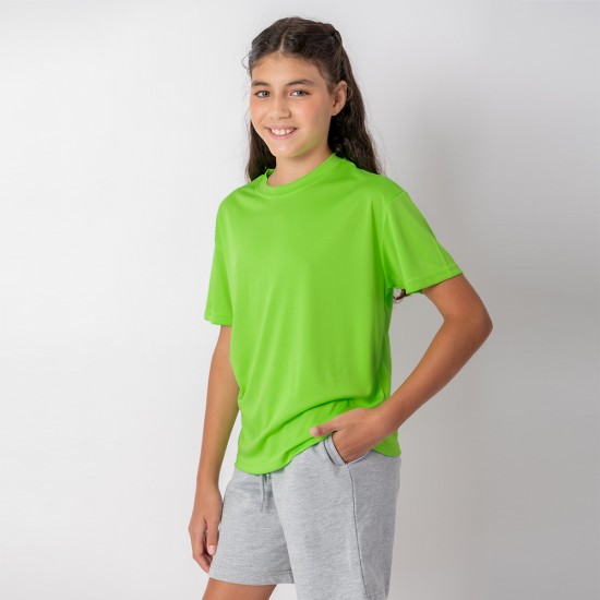 Camiseta Dry Kids Verde Fluo